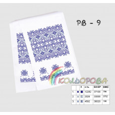 Spring towel for the icon on gabardine