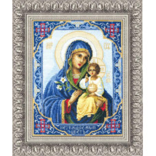 Icon of the Most Holy Theotokos, everlasting color. 21x26 cm