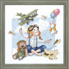 Junior boy. 38x38 cm