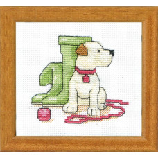 Ready for the walk. 11x10 cm