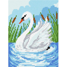 Swan, 15x20 cm