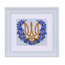 Coat of arms with periwinkle