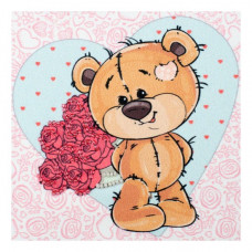 Vedmezha with a bouquet