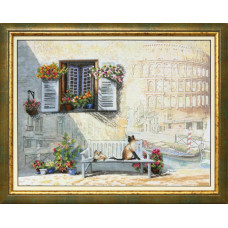 Traveling around Italy. 38.5x29.5 cm