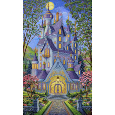 Charming castle. Spring