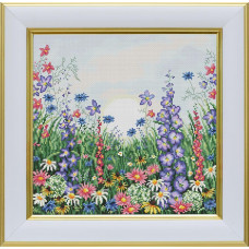 Kvituchy meadow. 25x25 cm