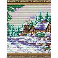 Sadiba in the winter forest