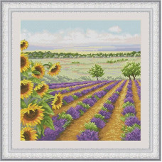 Summer landscape 3. 27x27 cm