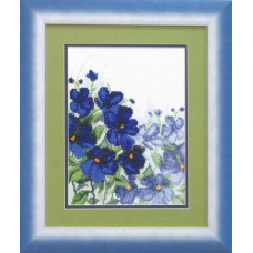 Forget-me-nots. 24x18 cm