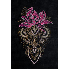 Peony. 15x23 cm