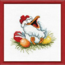 Hen. 15x15 cm