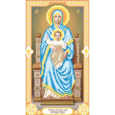 Mother of God on the throne