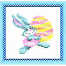 Great hare. 15x15 cm