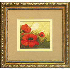 Poppies. 12x11 cm