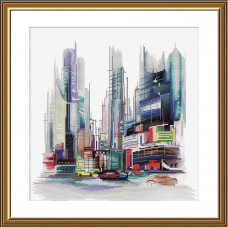 Megapolis. 35x34 cm