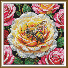 Honey collector, 40x40 cm