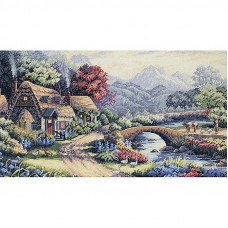 English cottage. 46x25 cm