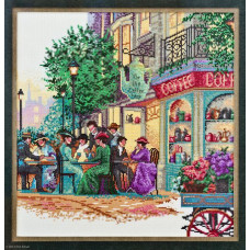 Stare cafe. 36x36 cm