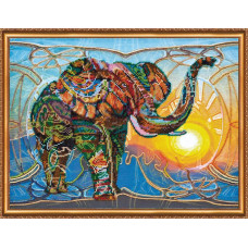 mosaic elephant
