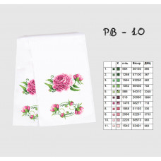 Spring towel for the icon on gabardine