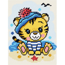Tiger cub, 15x20 cm