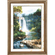 Waterfall. 38.5x58. 5 cm