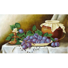 Plum still life