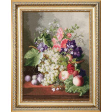 Still life with grapes. 37x49 cm
