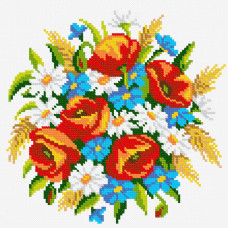 Paul's bouquet. 25x25 cm