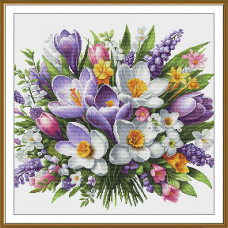 Barvystium bouquet, 40x40 cm
