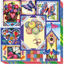 Photo frame Rich patchwork for photo 10x15 cm