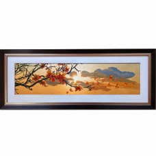 Spring sunset. 54x14 cm