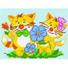 Kitty friend, 15x20 cm