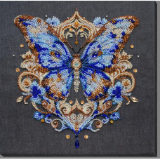 Luxurious sapphire. 22x22 cm