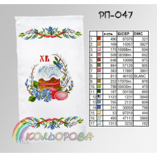 Towel Velikodniy on homespun cloth